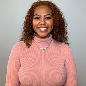 Asia Suggs of Hawk Communications at the School of Communication and Media